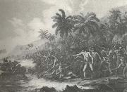 william r clark cook dodades av hawaianer i febri 1779 Spain oil painting artist